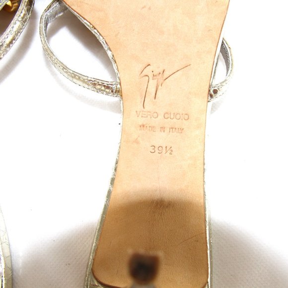 Giuseppe Zanotti Design 39.5 crystal embellished sandal heels coquette soft girl - Picture 8 of 9